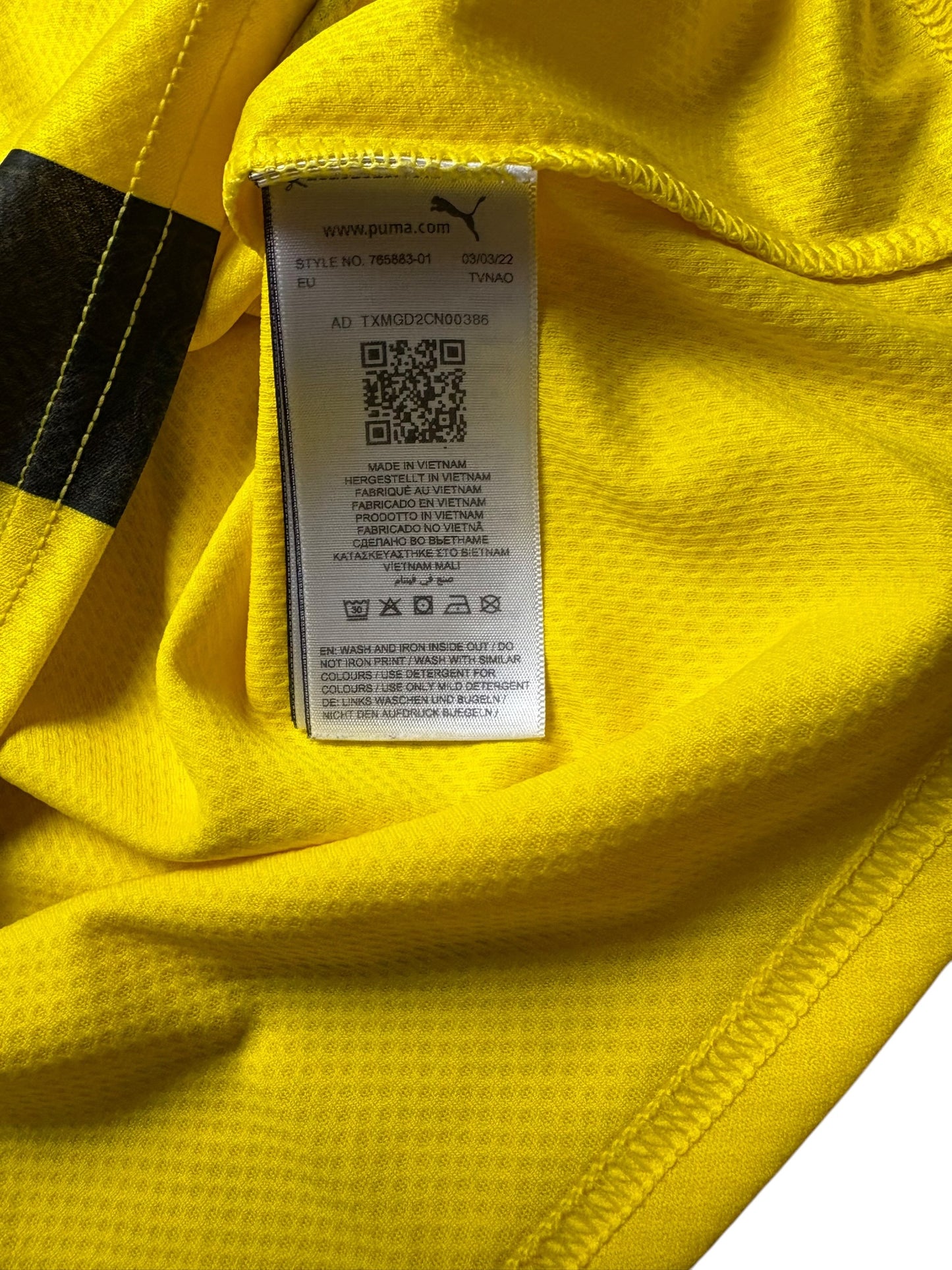 Puma Borussia Dortmund 2022-23 Heimtrikot 27 Adeyemi Gr. L BVB