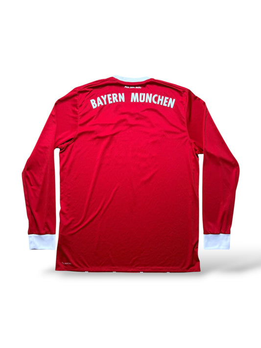 FC Bayern München 2017-18 Heimtrikot Langarm Gr. L – Bild 2