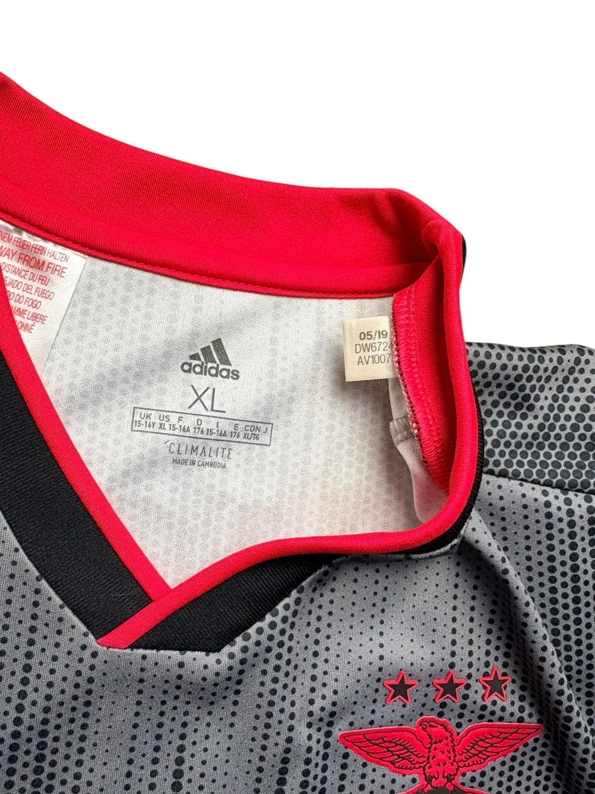 Benfica Lissabon 2019-20 Auswärtstrikot Gr. 176 (ähnlich S) – Bild 5