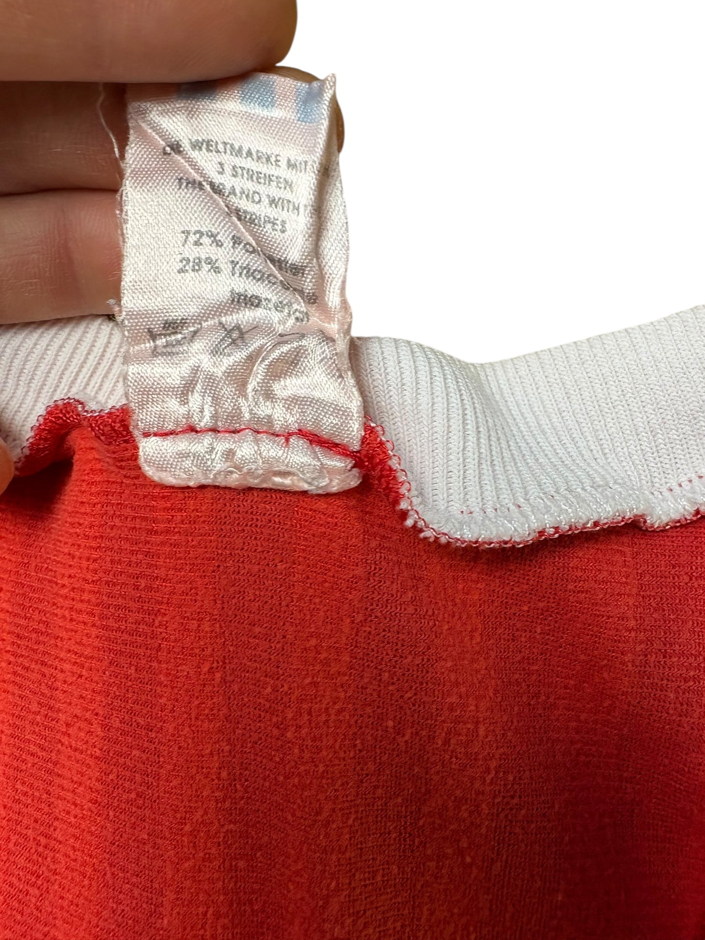 Adidas HSV 1991-92 Auswärts Trikot Gr. XL Nr. 12 Hamburger SV