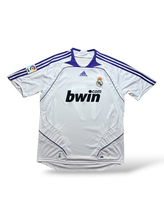 Real Madrid 2007-08 Heimtrikot Van Nistelrooy Gr. L – Bild 2