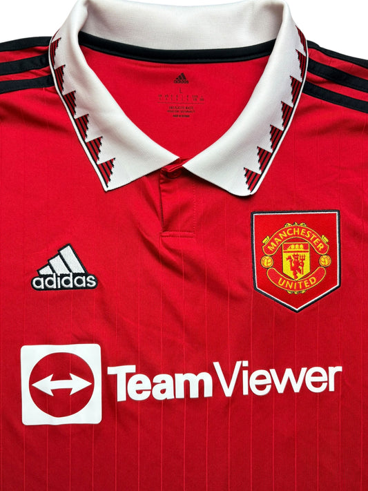 Manchester United 2022-23 Heimtrikot Gr. L – Bild 2