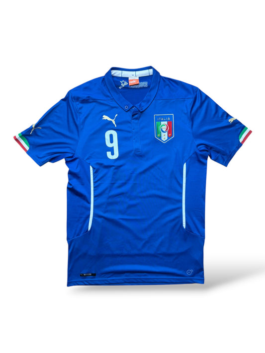 Puma Italien Heimtrikot 2014 Balotelli 9 Gr. L – Bild 2