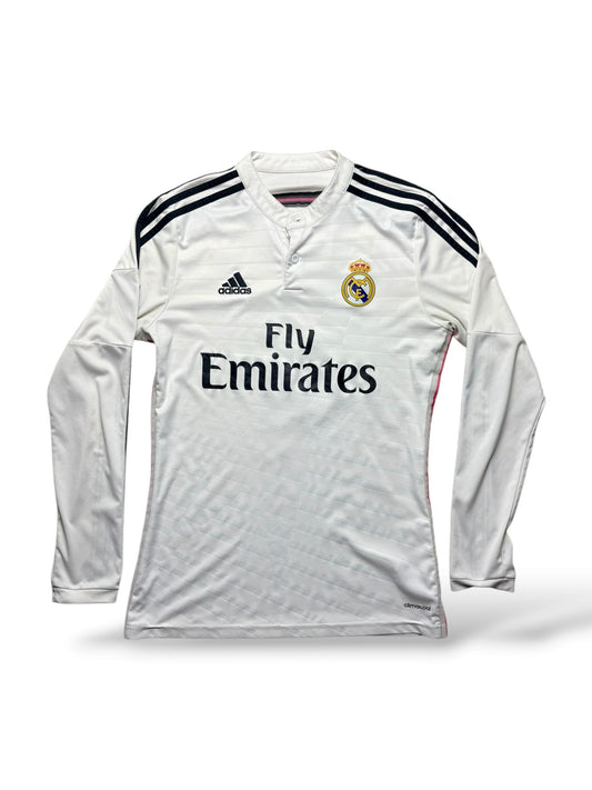 Real Madrid 2014-15 Heimtrikot Ramos 4 Langarm Gr. S – Bild 2