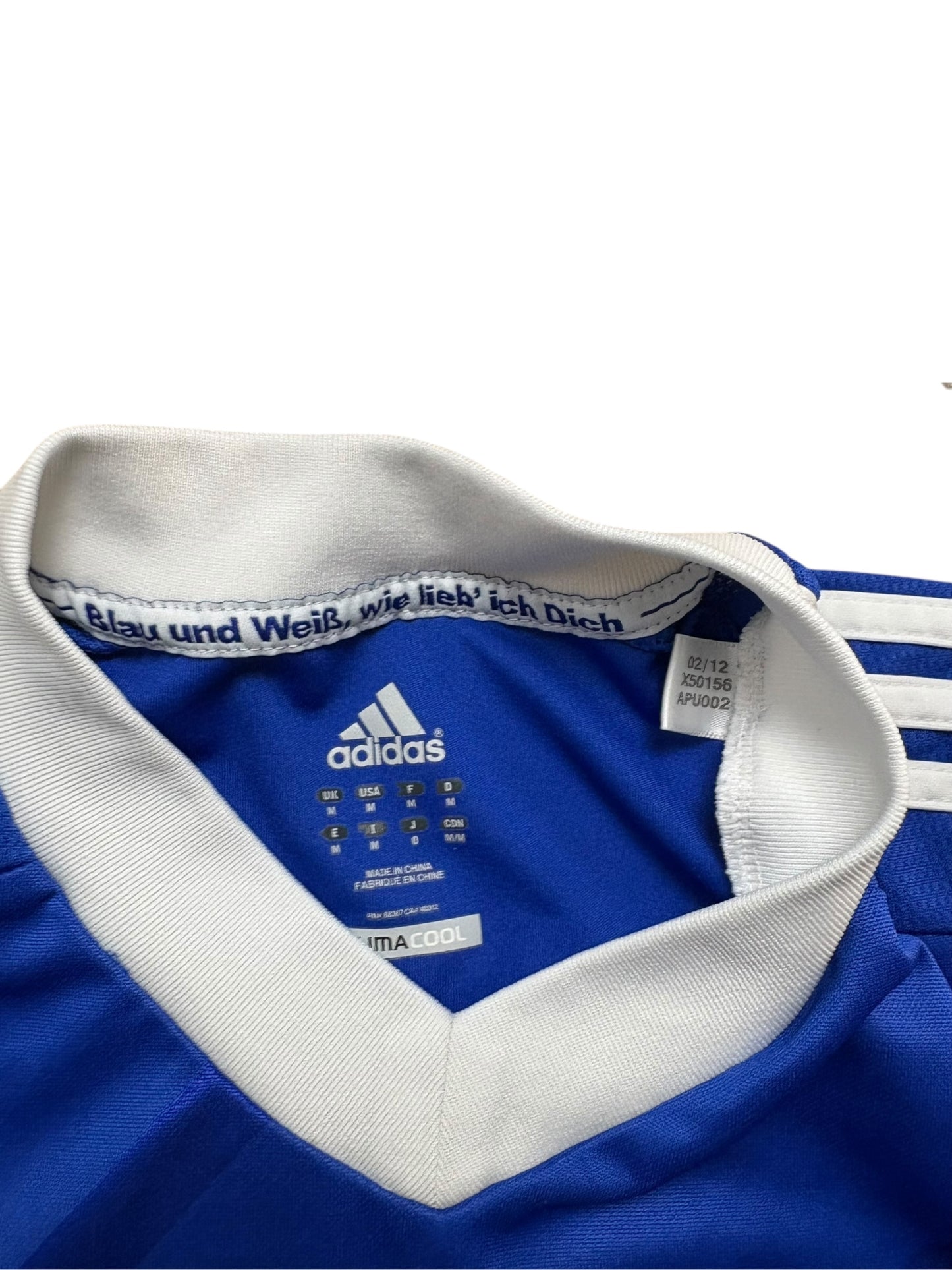 Adidas FC Schalke 04 2012-13-14 Heimtrikot Gr. M Nr. 16 Blau