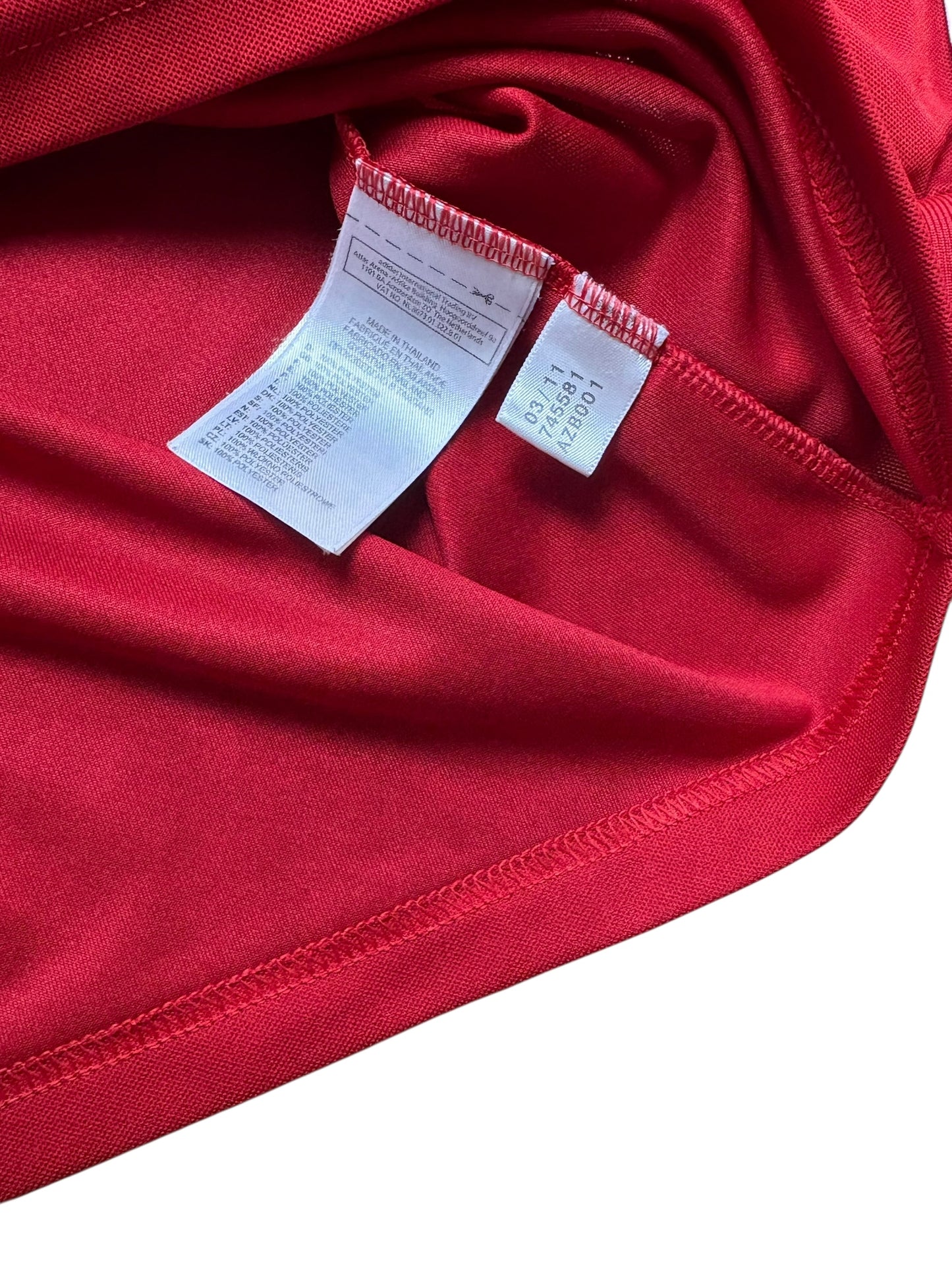 Adidas HSV Trikot Gr. M Hamburger SV rot Nr. 17 Langarm Amateure