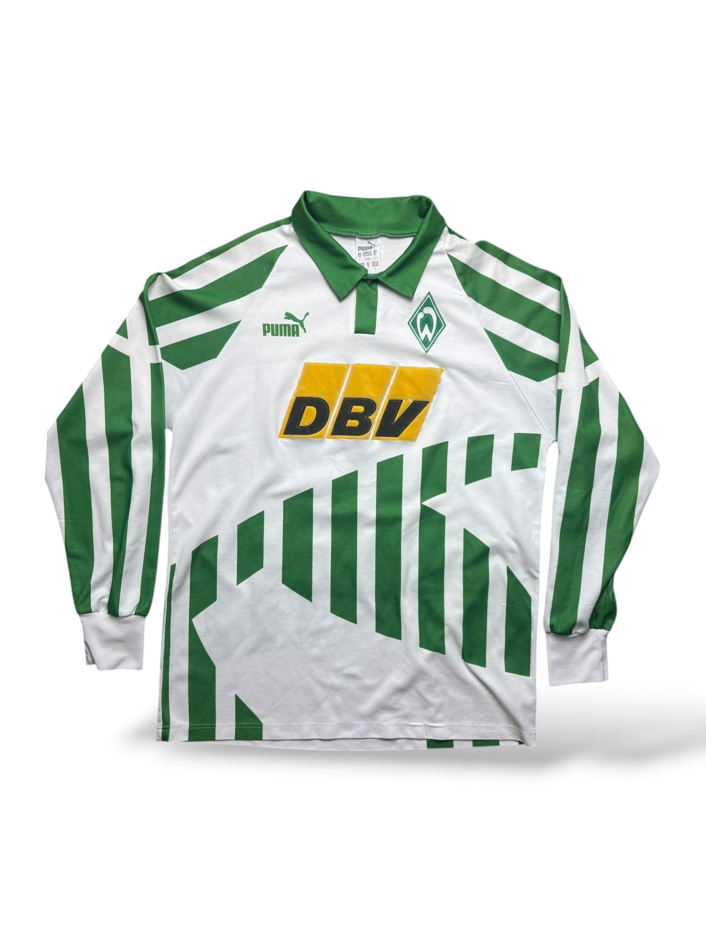 Puma SV Werder Bremen 1994-95 Heimtrikot 17 Bode Langarm Gr. L