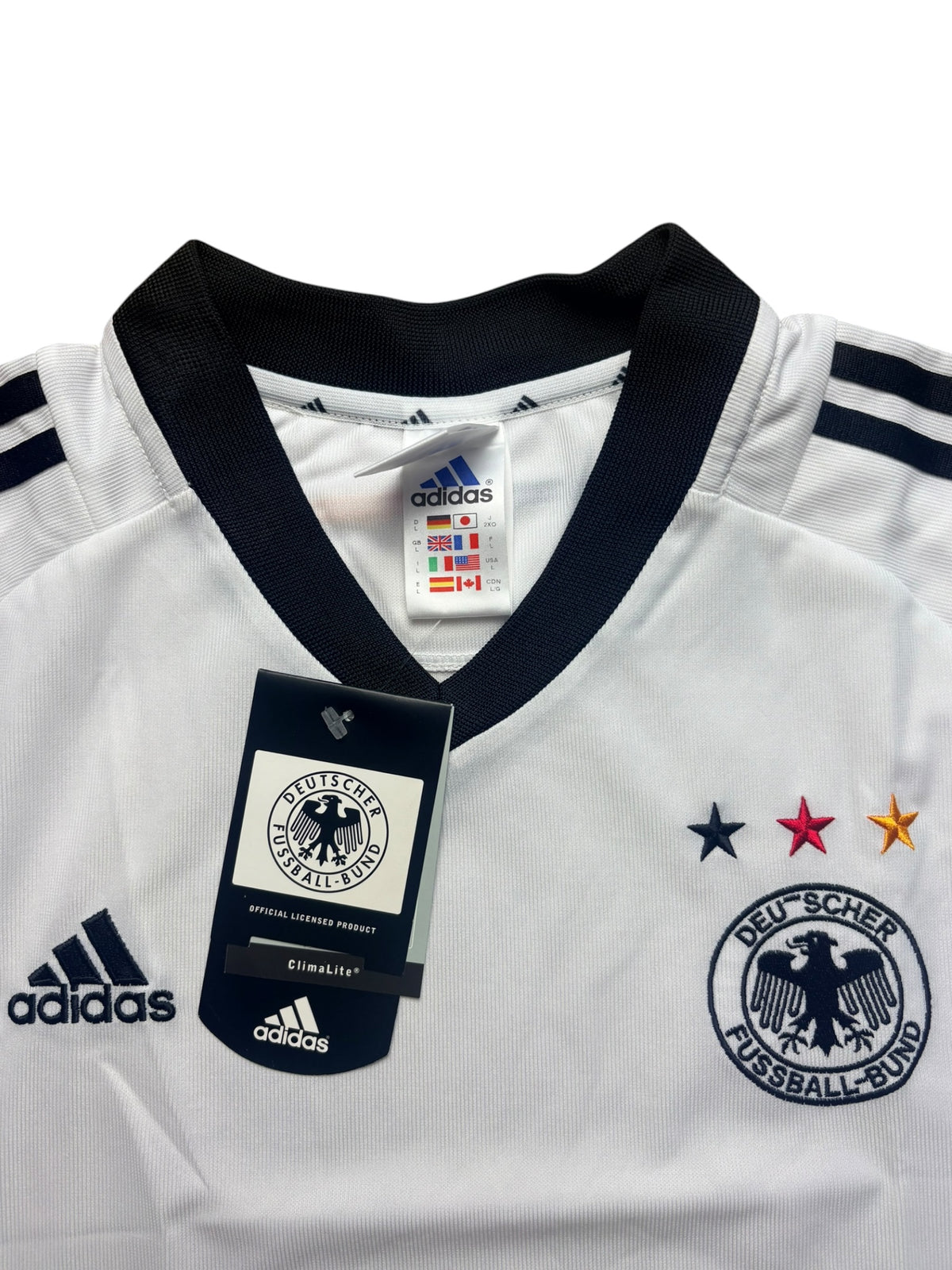 DFB 2002 Heimtrikot mit Tags Deutschland Gr. L – Bild 3