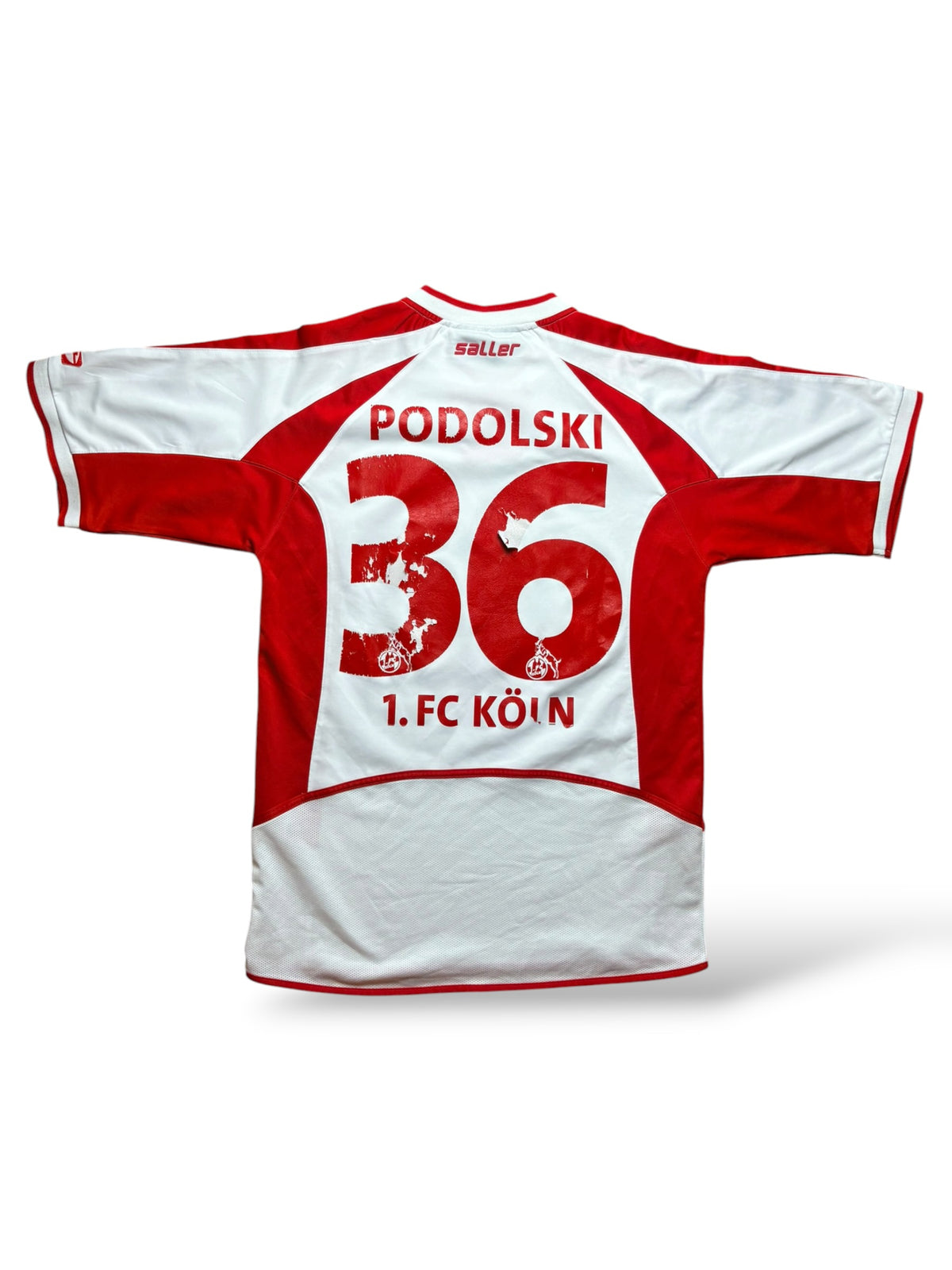 1. FC Köln 2003-04 Heimtrikot Podolski 36 Gr. M – Bild 5