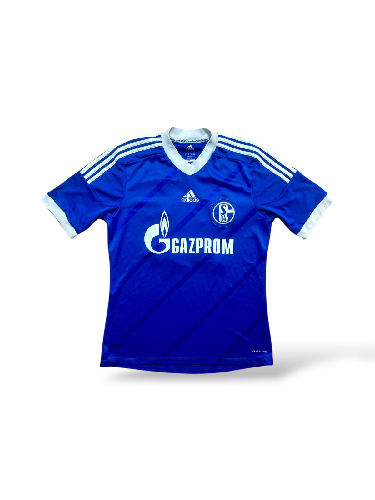 Adidas FC Schalke 04 2012-13-14 Heimtrikot Gr. M Nr. 16 Blau – Bild 1