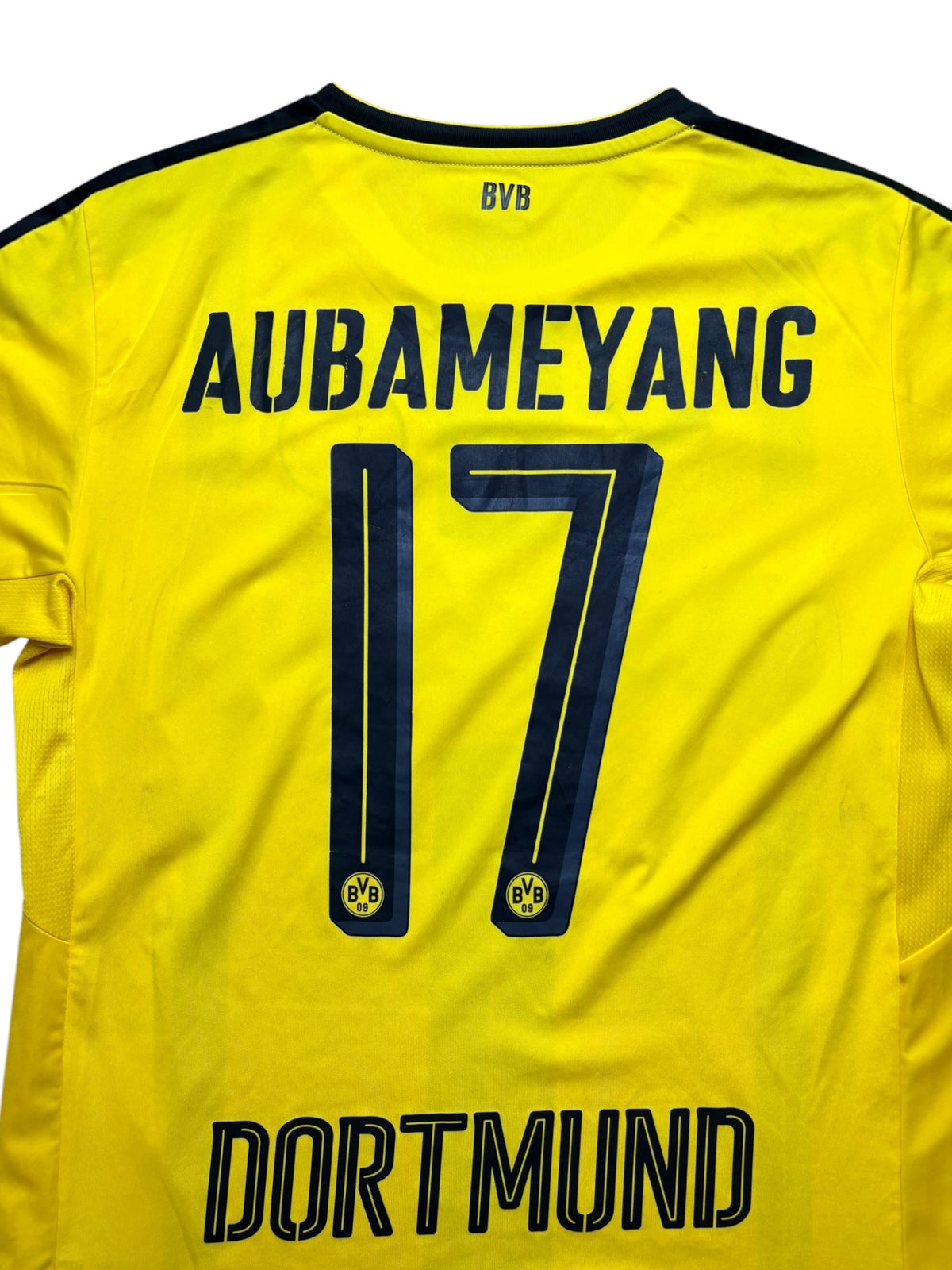 BVB 2016-17 Heimtrikot Aubameyang 17 Gr. M Dortmund – Bild 3