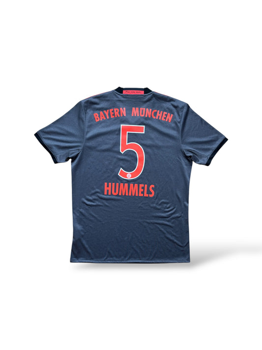 Adidas 2016-17 FC Bayern München Auswärts-Trikot Hummels 5 Gr. M