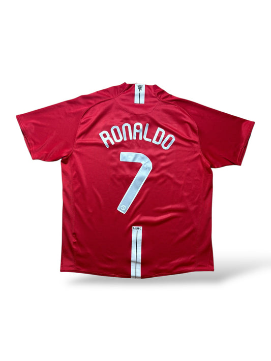 Nike Manchester United 2007-09 Heimtrikot 7 Ronaldo Gr. XXL