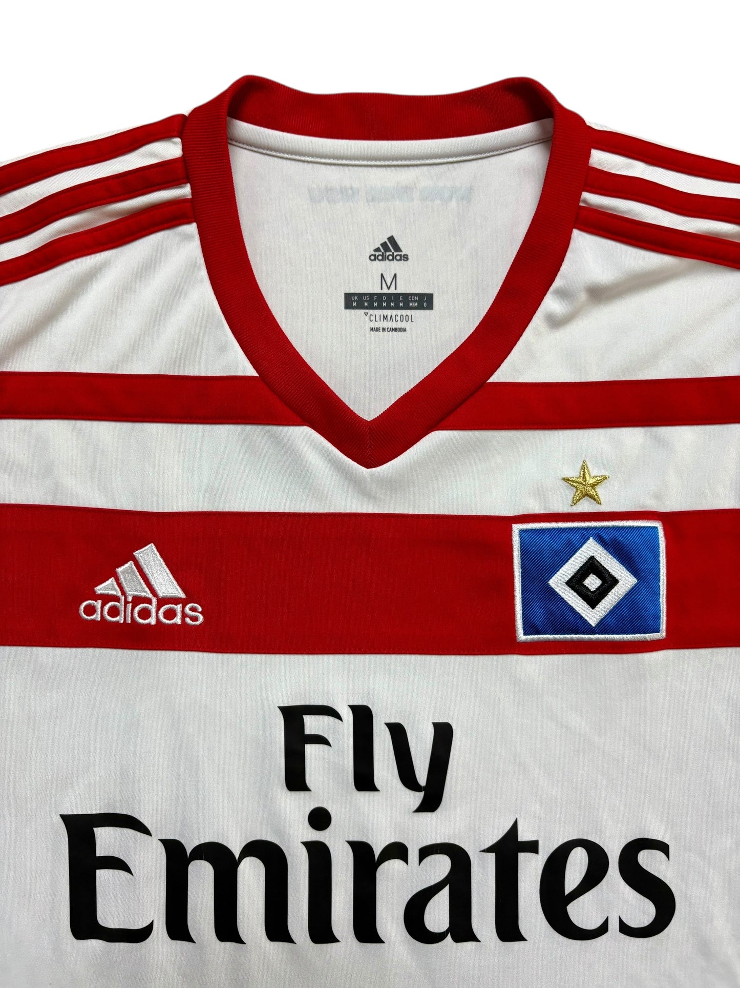Adidas HSV 2017-18 Heimtrikot Gr. M Hamburger SV