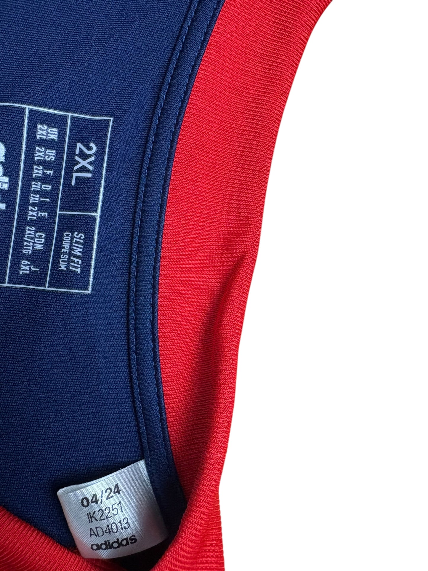 Adidas HSV 2024-25 Auswärts-Trikot Gr. XXL 6 Poreba Hamburger SV