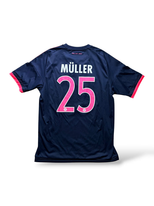 FC Bayern München 2015-16 Drittes Trikot Müller 25 Gr. M