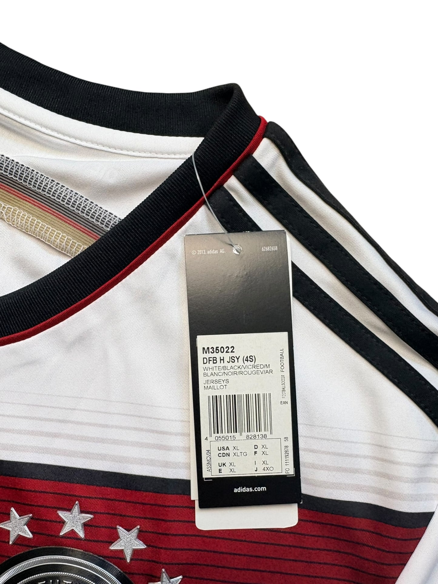 DFB 2014 Heimtrikot 4 Sterne Gr. XL Deutschland Neu mit Tags