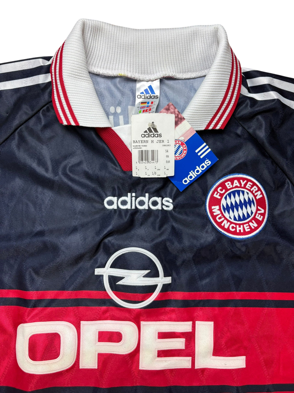 Adidas FC Bayern München 1997-99 Heimtrikot Neu Gr. L – Bild 3