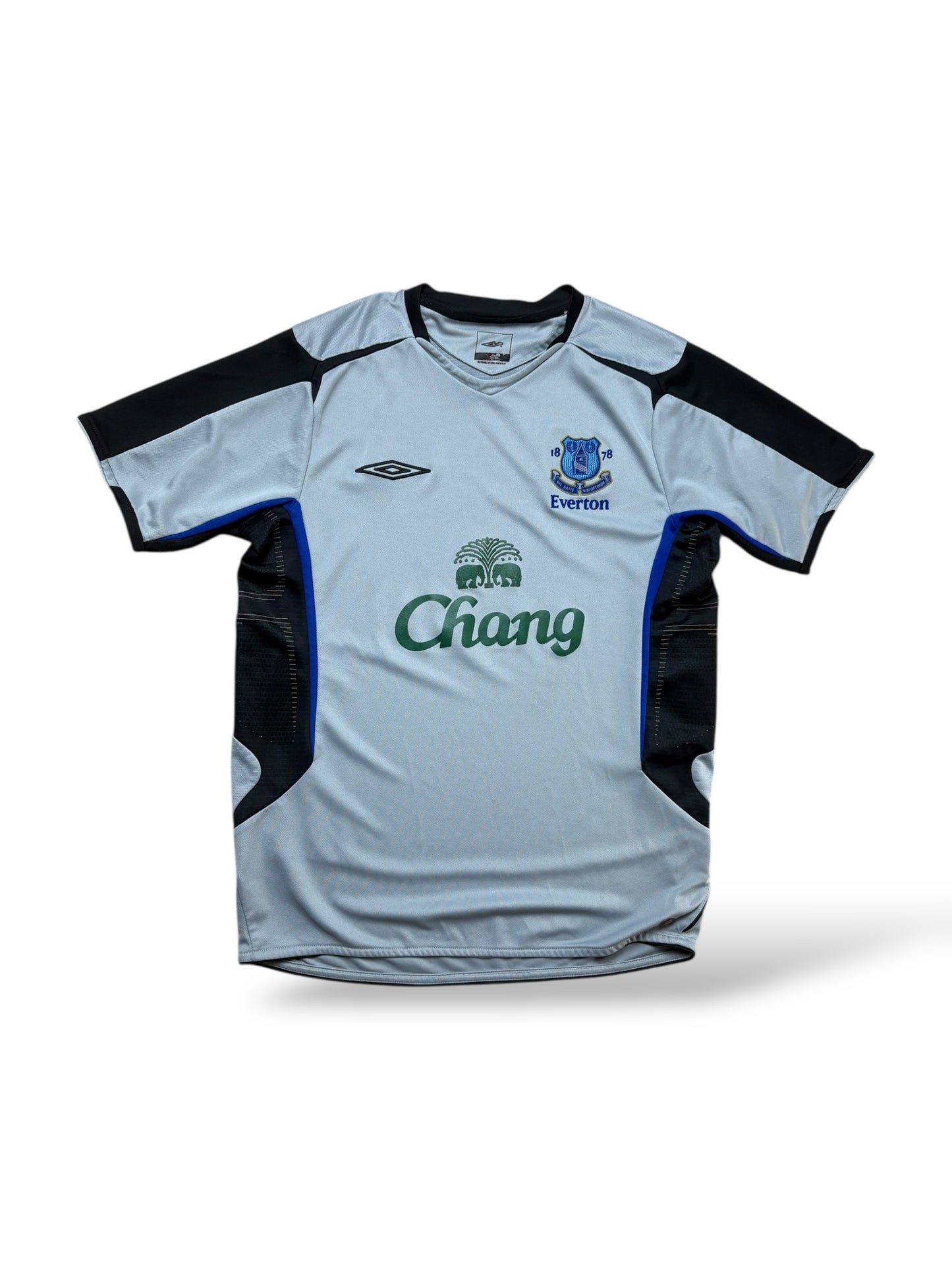 Umbro Everton FC 2005-06 Auswärts Trikot Grau Gr. M
