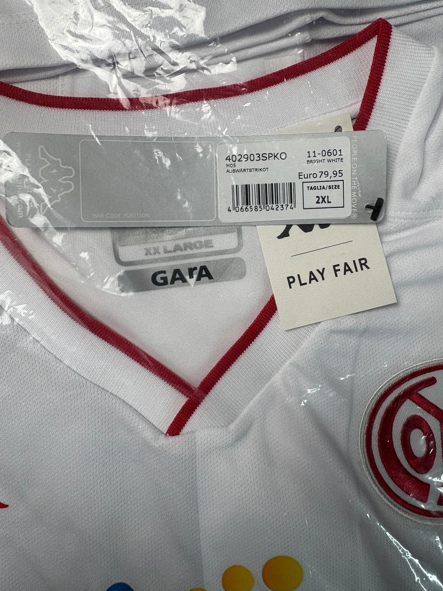 Kappa 1. FSV Mainz 05 2022-23 Auswärts Trikot Gr. XXL Neu OVP.