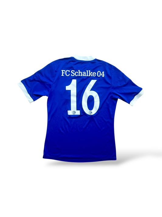 Adidas FC Schalke 04 2012-13-14 Heimtrikot Gr. M Nr. 16 Blau – Bild 2