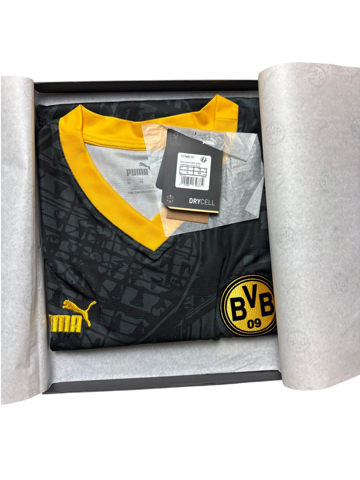 Puma Borussia Dortmund 2023-24 Sondertrikot Neu mit Box Gr. XL BVB 18 Moukoko – Bild 10