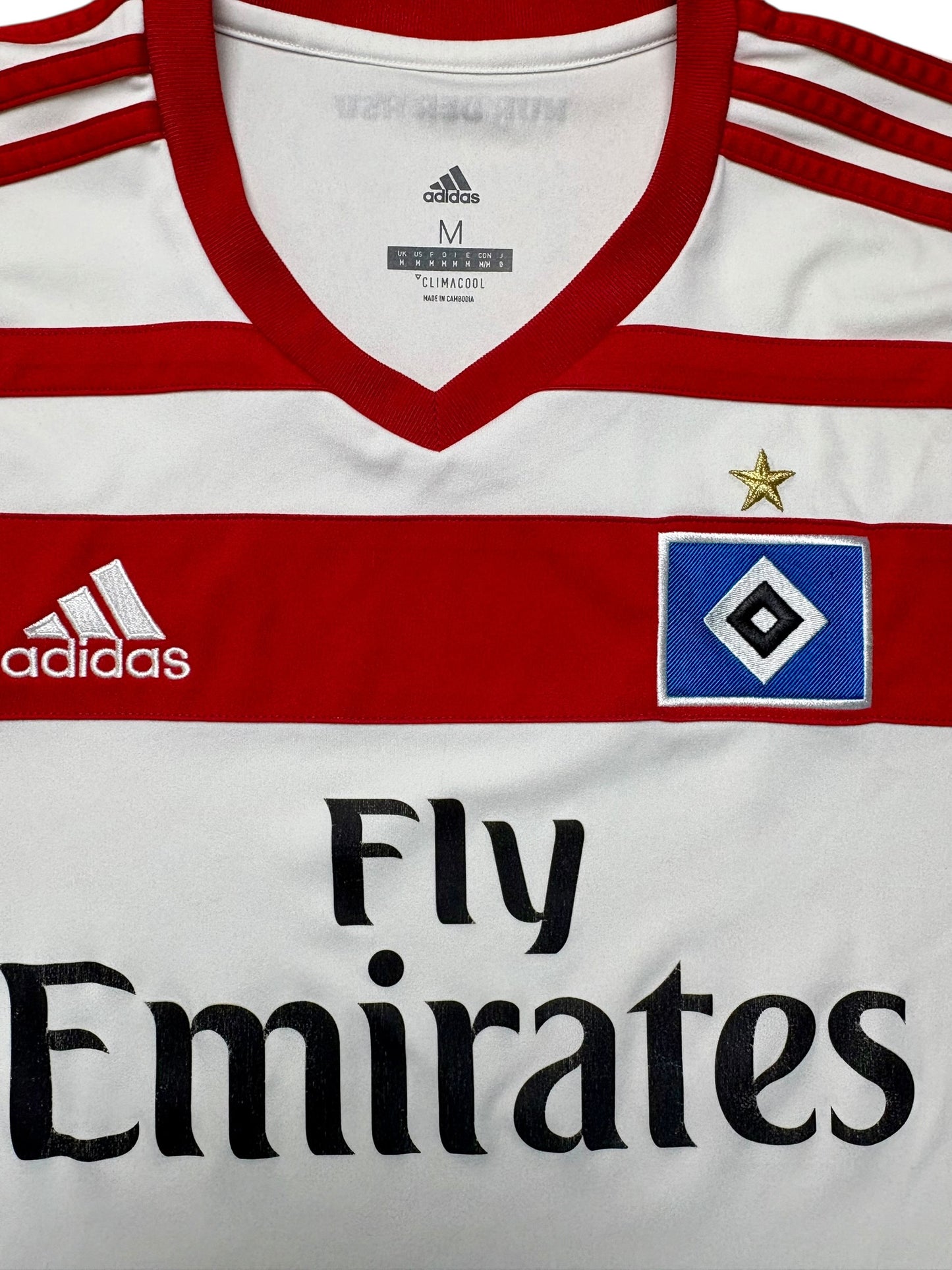 Adidas HSV 2017-18 Heimtrikot Gr. M Hamburger SV