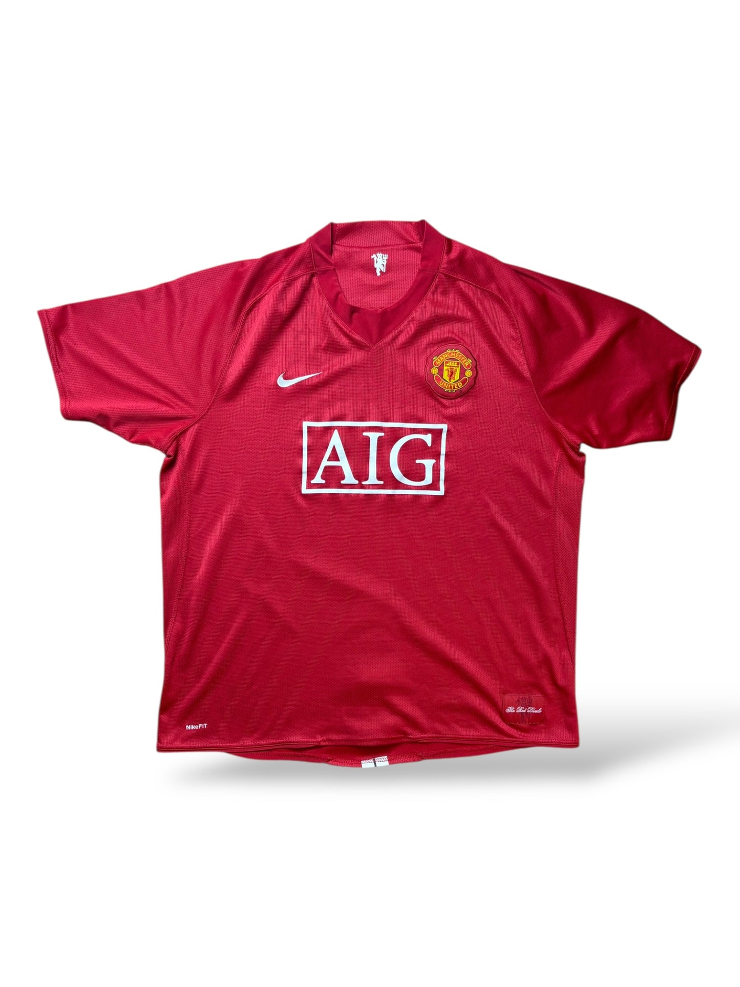 Nike Manchester United 2007-09 Heimtrikot 7 Ronaldo Gr. XXL