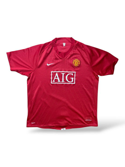Nike Manchester United 2007-09 Heimtrikot 7 Ronaldo Gr. XXL – Bild 2