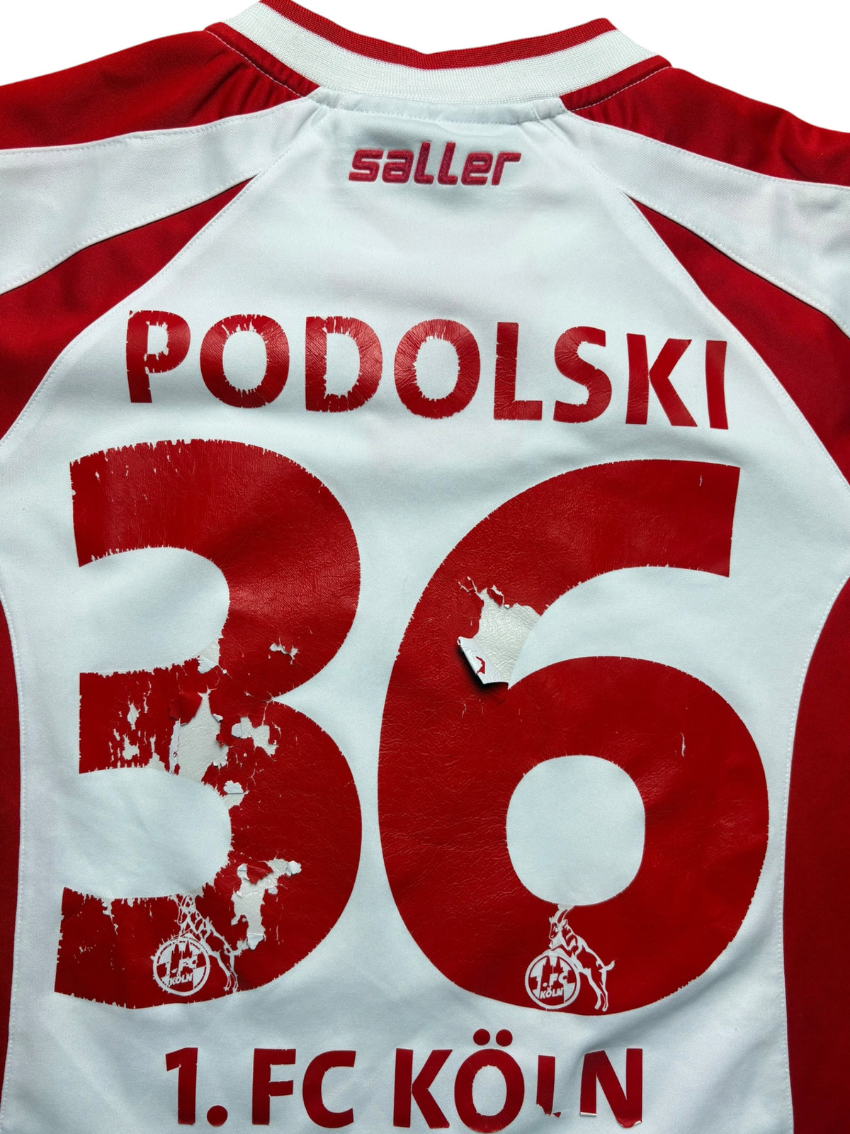1. FC Köln 2003-04 Heimtrikot Podolski 36 Gr. M – Bild 4