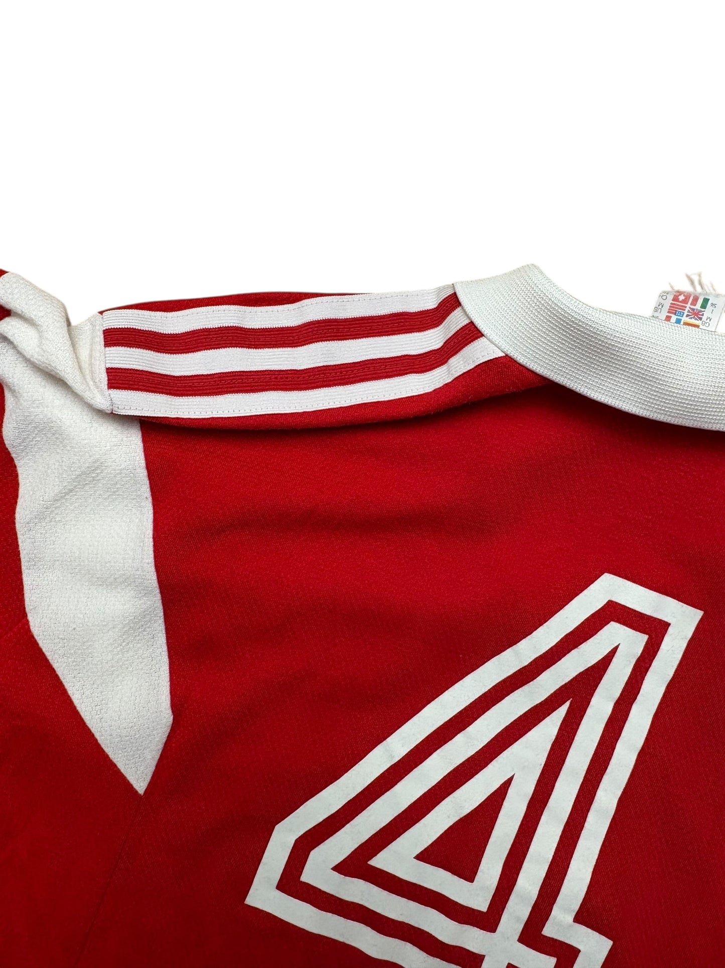 Adidas HSV 1988-89 Auswärts-Trikot Gr. M 4 Dietmar Jakobs Hamburger SV