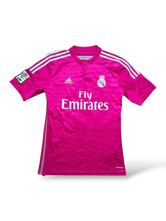Real Madrid 2014-15 Auswärtstrikot Eigenname Gr. S – Bild 1