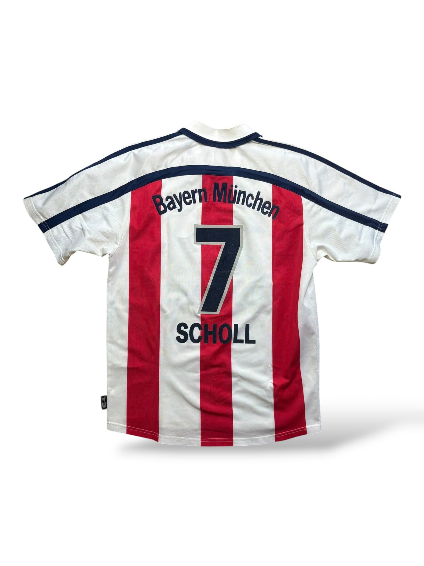 Adidas FC Bayern München 2000-02 Auswärtstrikot Scholl 7 Gr. M