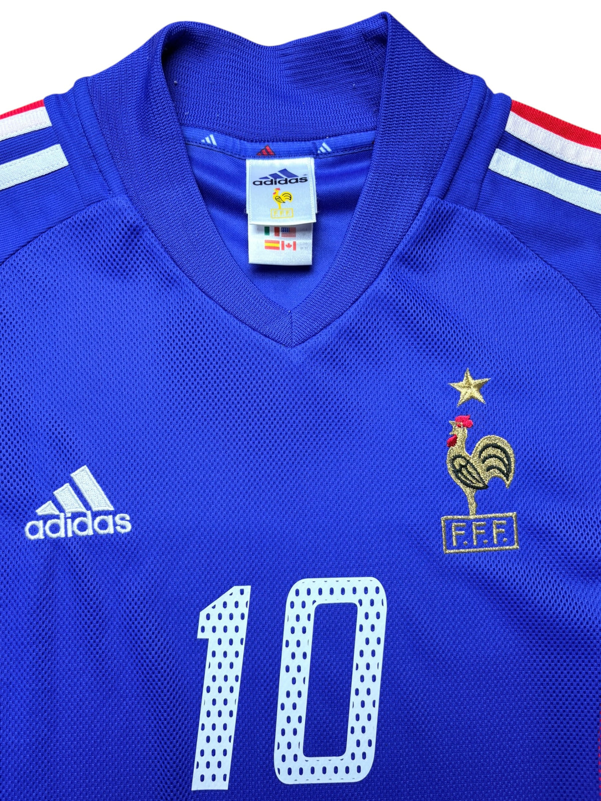 Frankreich 2002 Heimtrikot Zinédine Zidane 10 Gr. M – Bild 4
