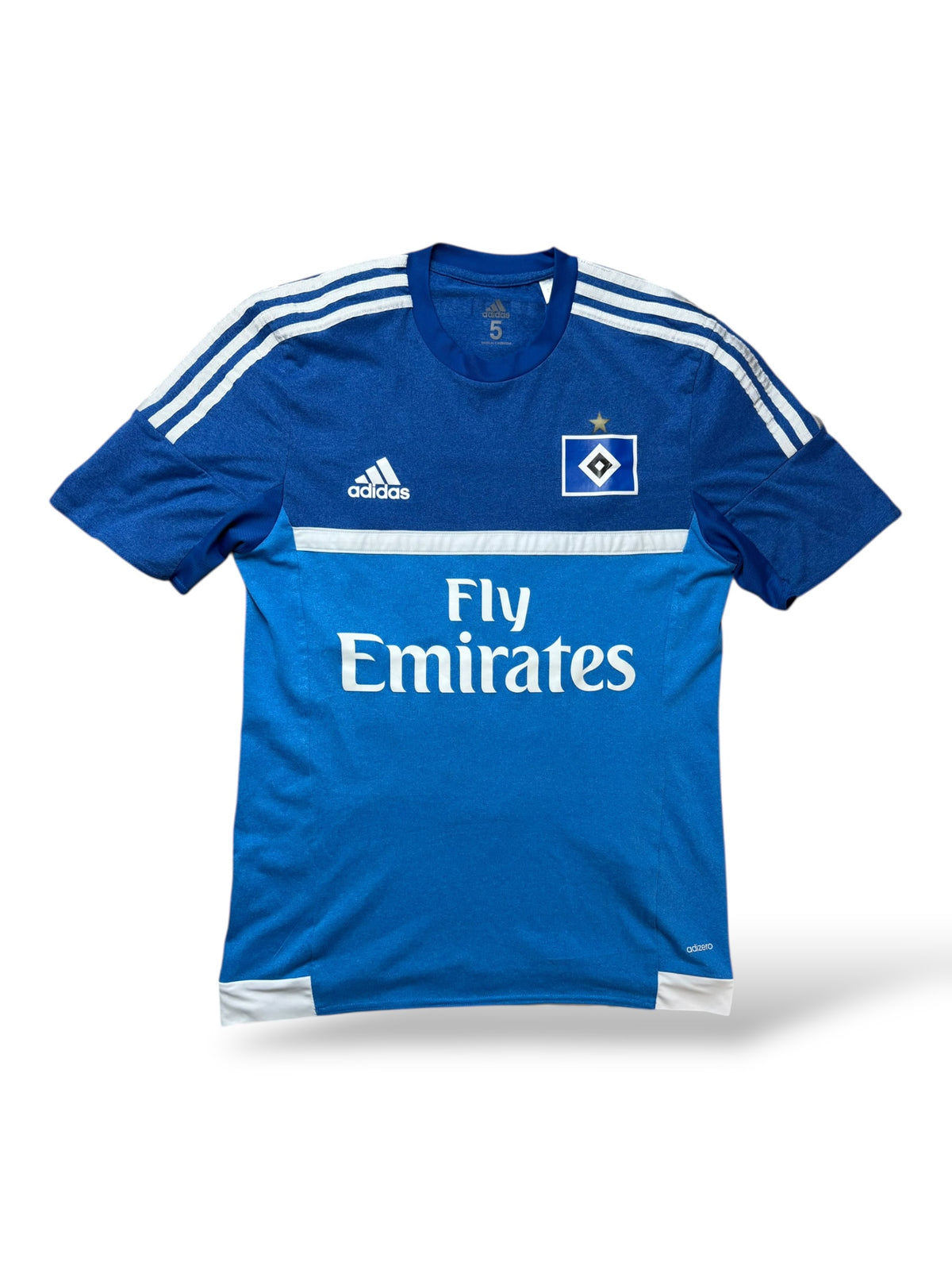Adidas HSV 2015-16 Auswärtstrikot Gr. 5 (S/M) 23 Halilovic Spielerversion – Bild 2