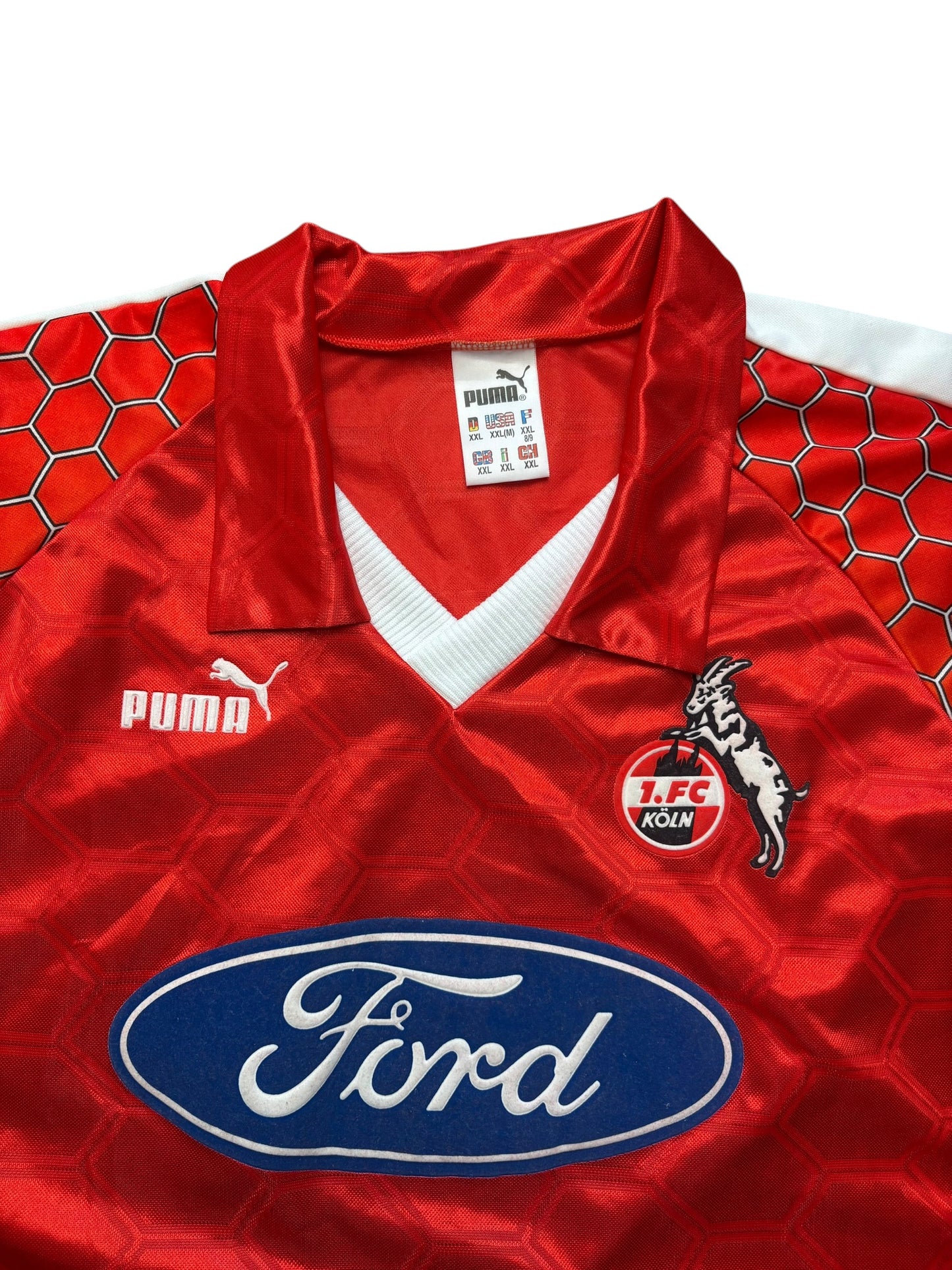 Puma 1. FC Köln Heimtrikot 1997-98 Langarm Gr. XXL