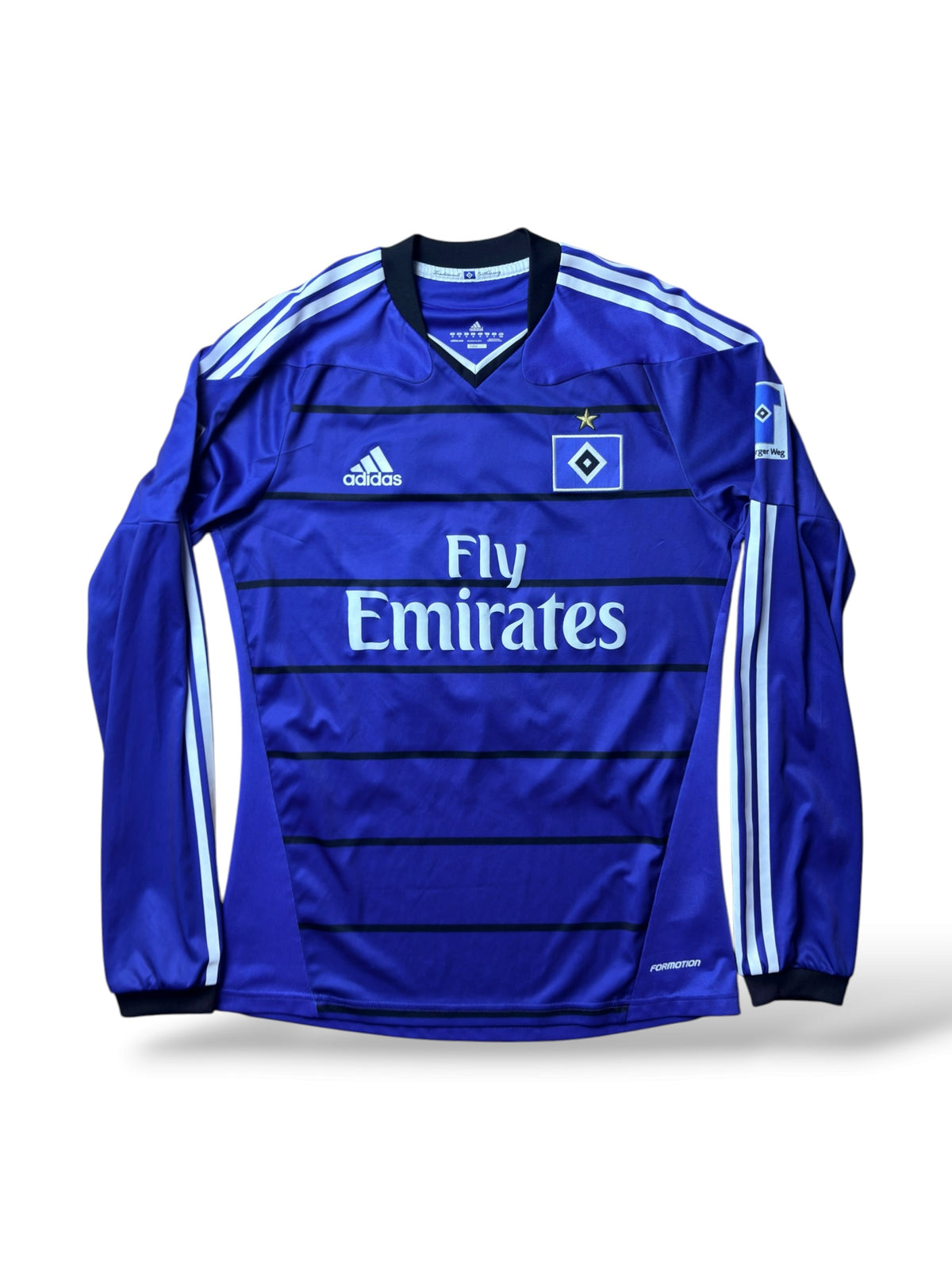 HSV Matchworn 2010-11 Auswärts Trochowski 15 Langarm Gr. M Hamburger SV – Bild 2