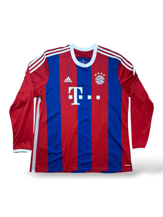 Adidas FC Bayern München 2014-15 Heimtrikot Langarm Gr. XXL