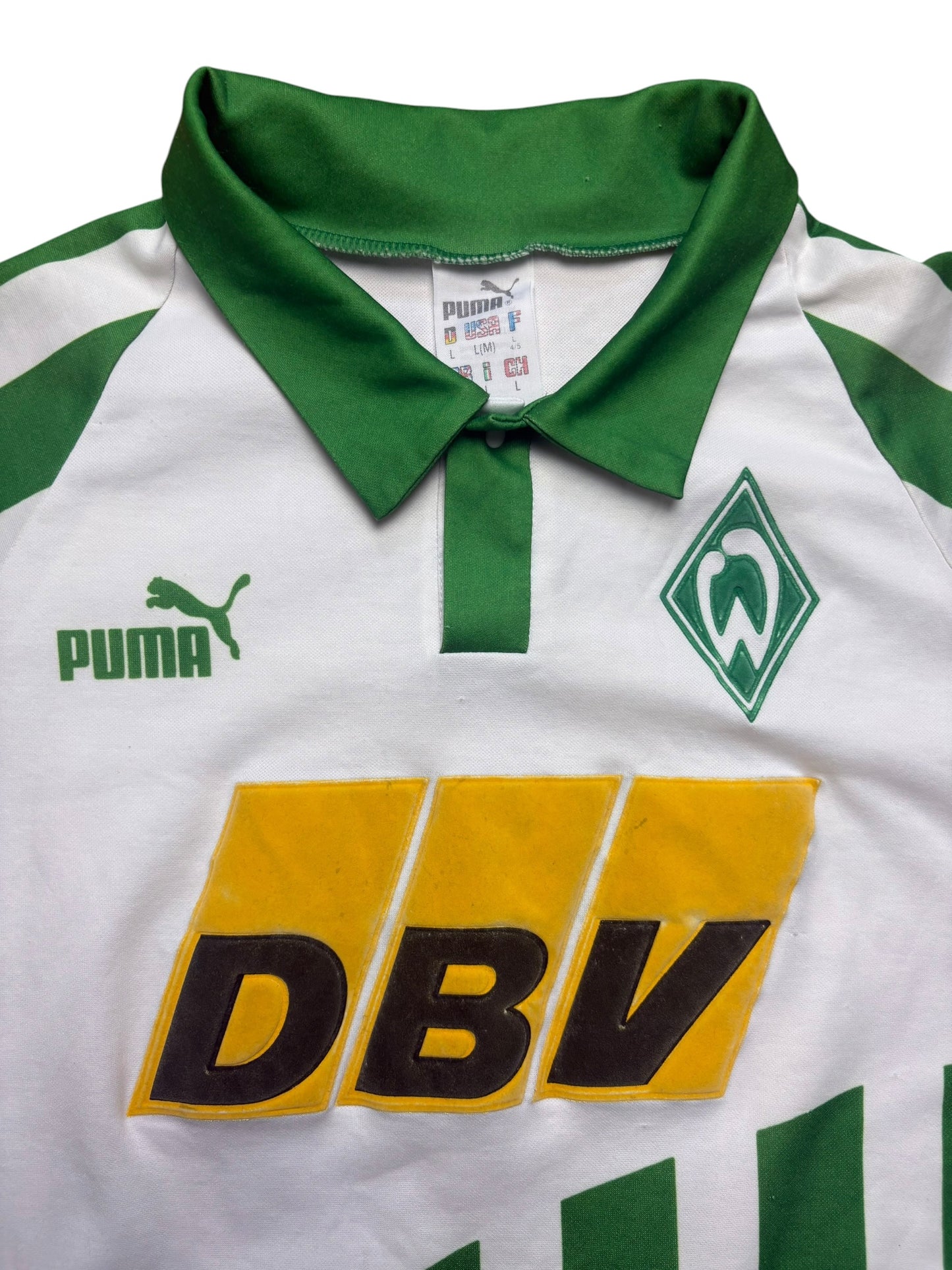 Puma SV Werder Bremen 1994-95 Heimtrikot 17 Bode Langarm Gr. L
