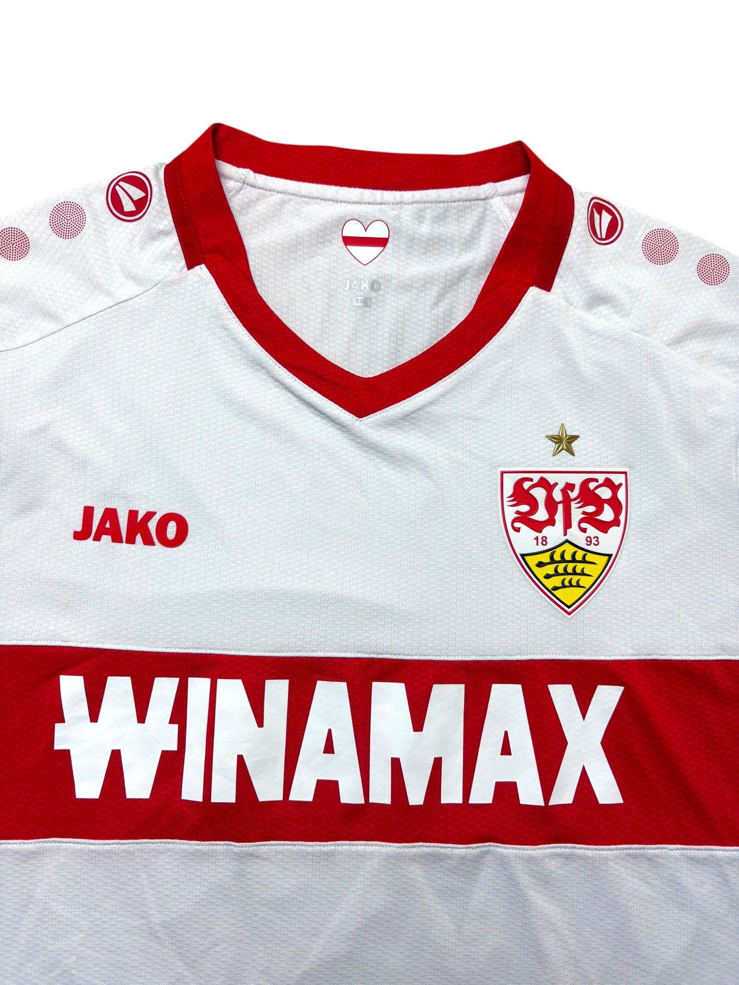 Jako VfB Stuttgart 2024-25 Heimtrikot Gr. XXL