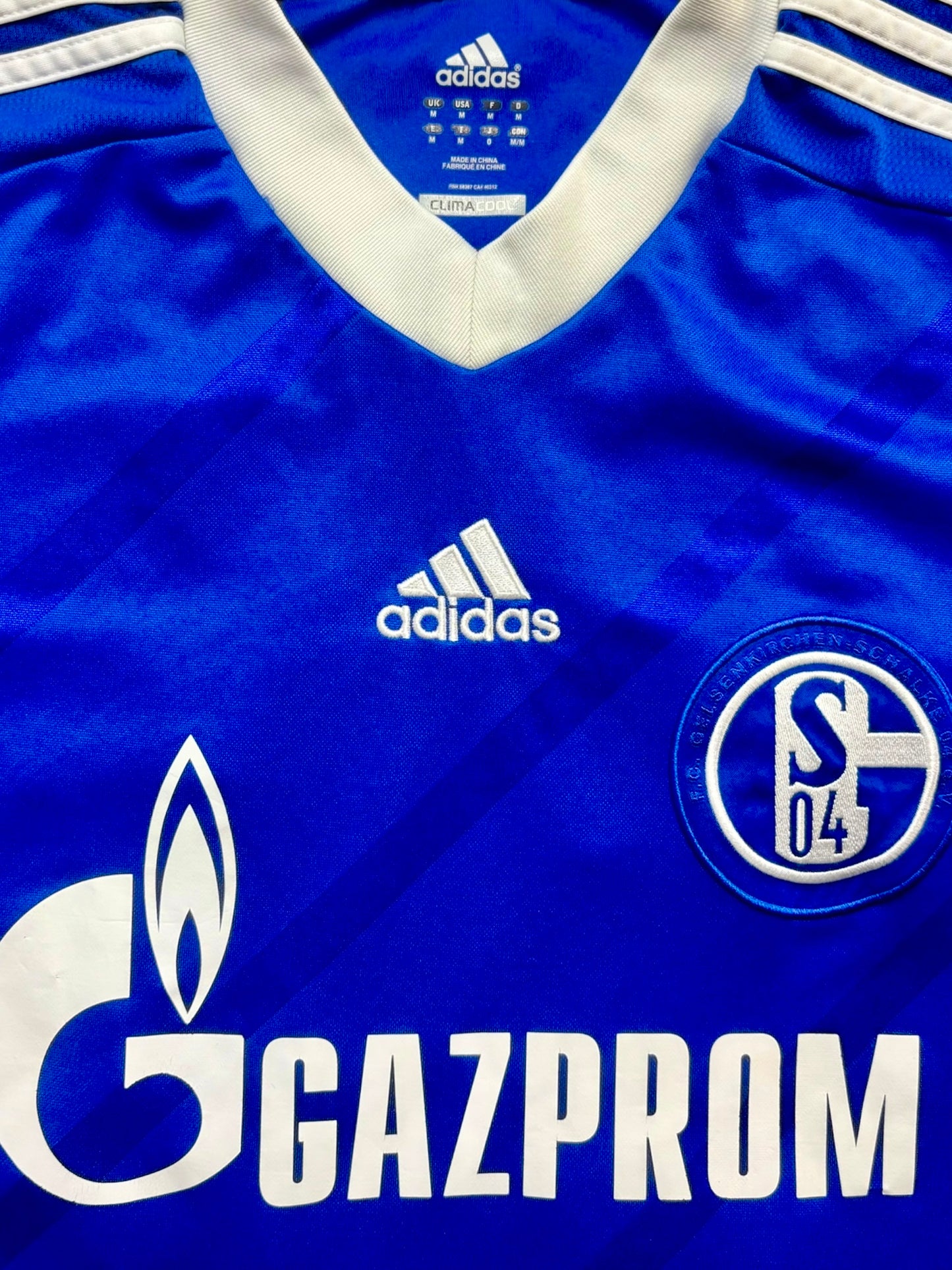 Adidas FC Schalke 04 2012-13-14 Heimtrikot Gr. M Nr. 16 Blau