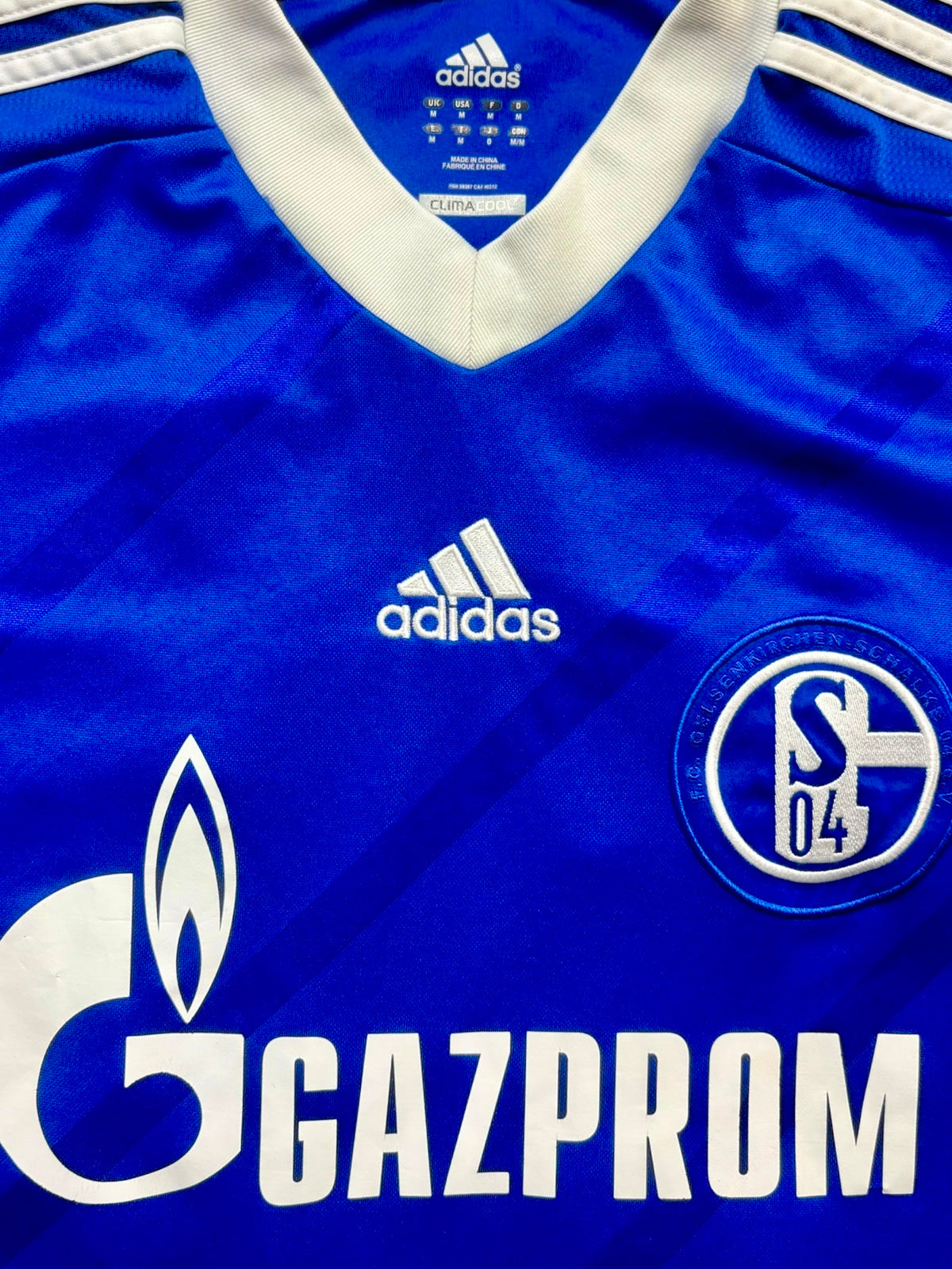 Adidas FC Schalke 04 2012-13-14 Heimtrikot Gr. M Nr. 16 Blau – Bild 3