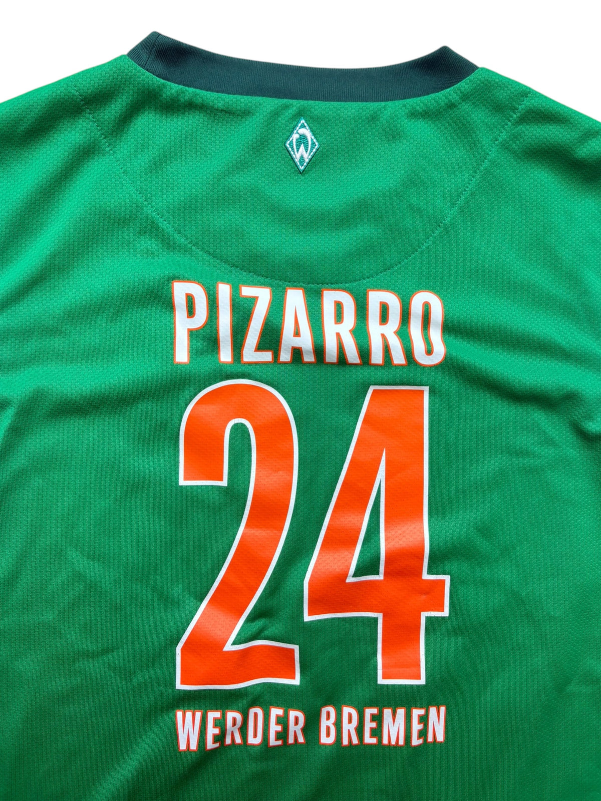 SV Werder Bremen 2009-10 Heimtrikot Pizarro 24 Gr. M (Kinder)