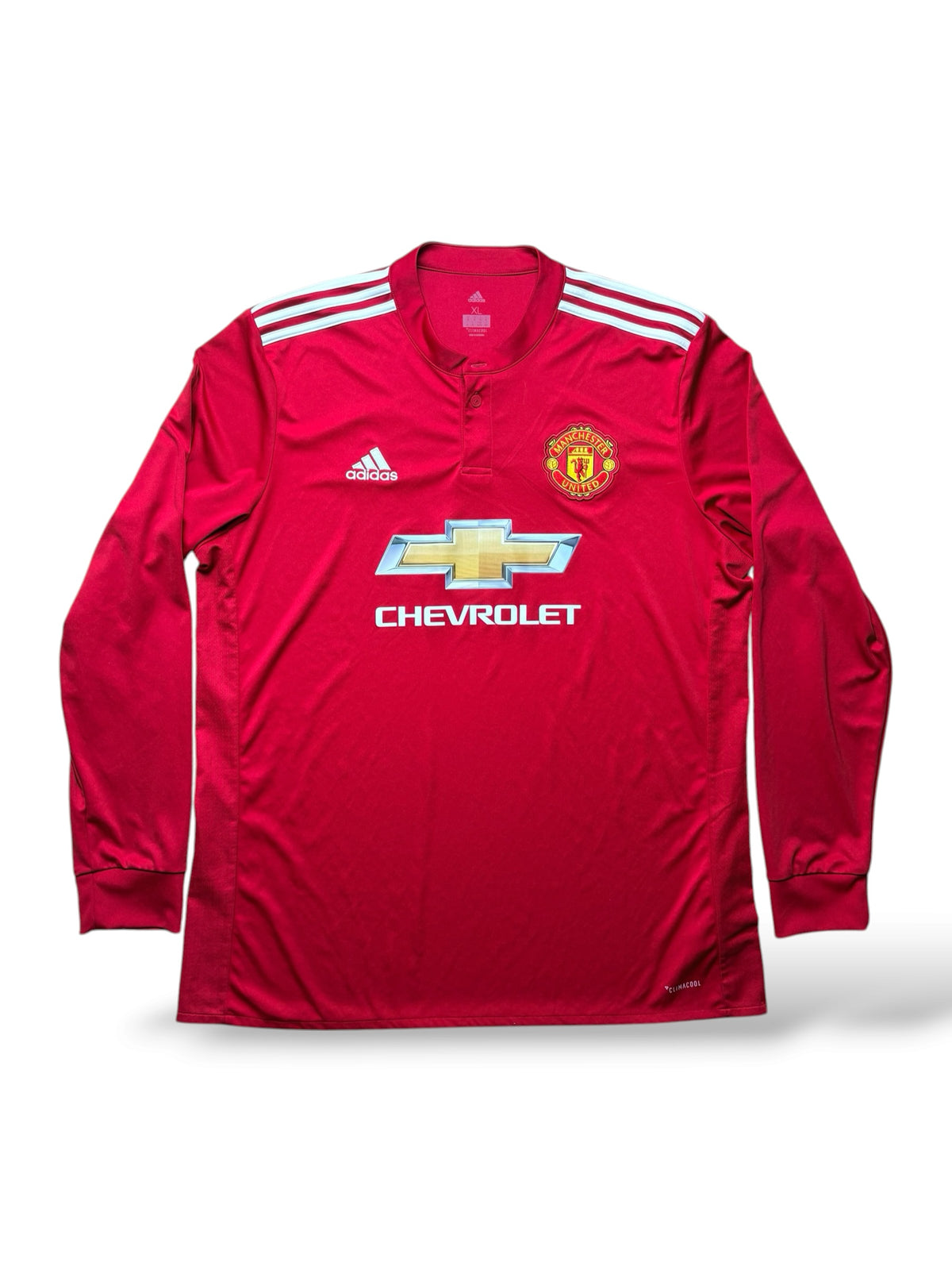 Manchester United 2017-18 Heimtrikot Langarm Gr. XL – Bild 1