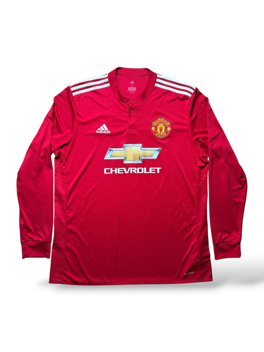 Manchester United 2017-18 Heimtrikot Langarm Gr. XL – Bild 1