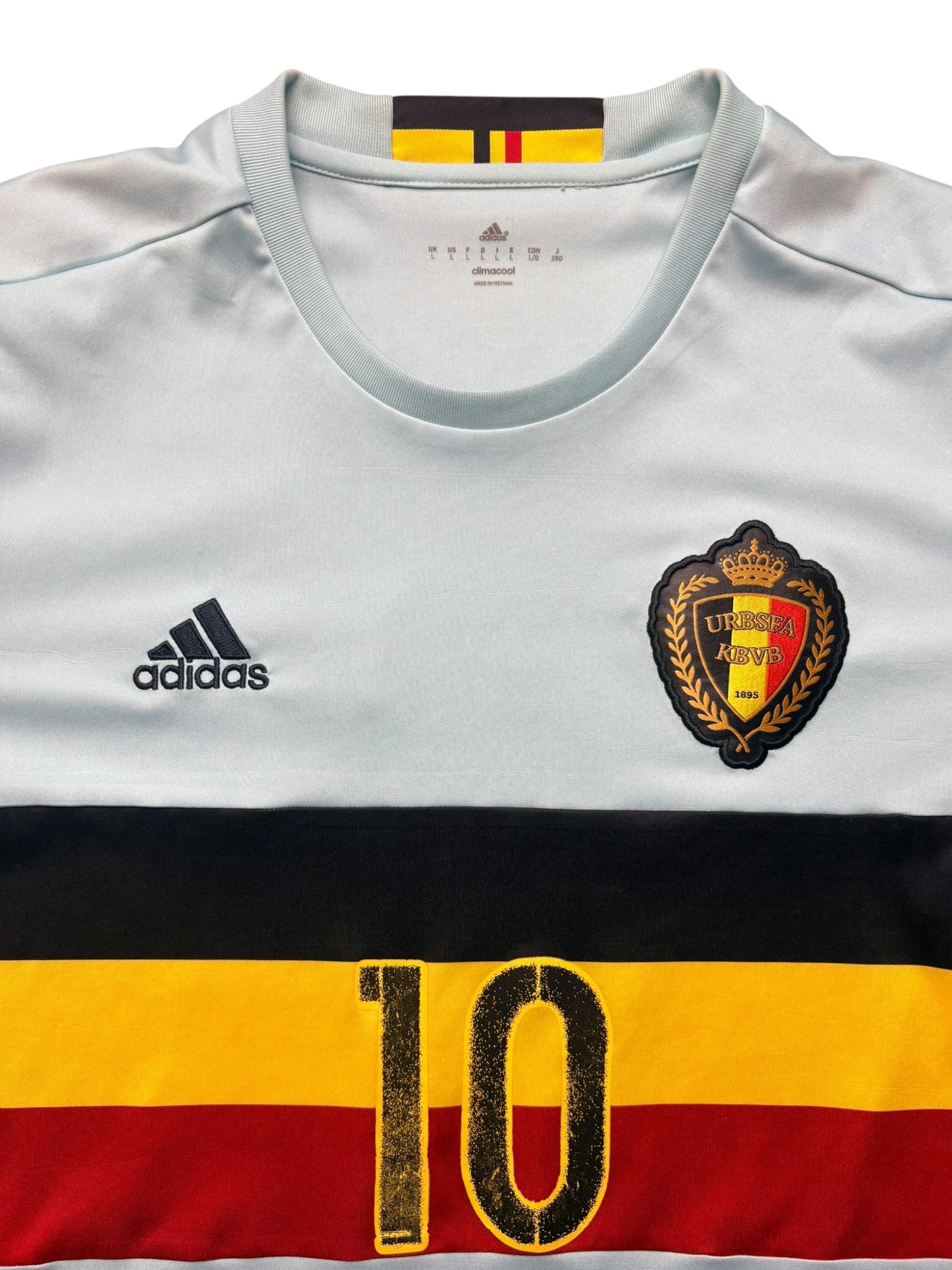 Belgien 2016 Auswärtstrikot Eden Hazard 10 Gr. L