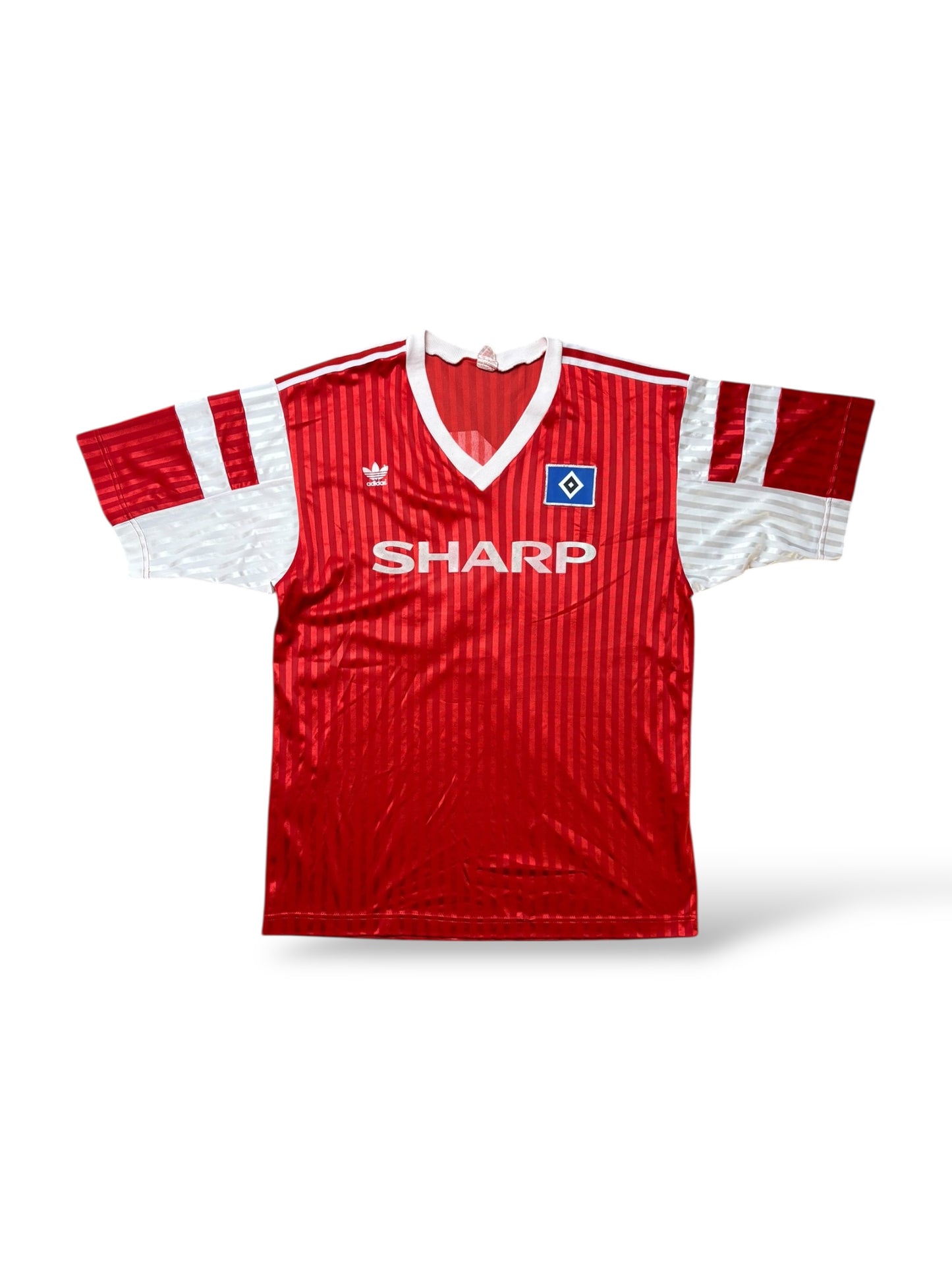 Adidas HSV 1991-92 Auswärts Trikot Gr. XL Nr. 12 Hamburger SV