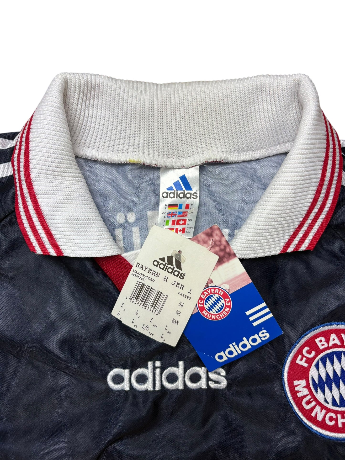 Adidas FC Bayern München 1997-99 Heimtrikot Neu Gr. L