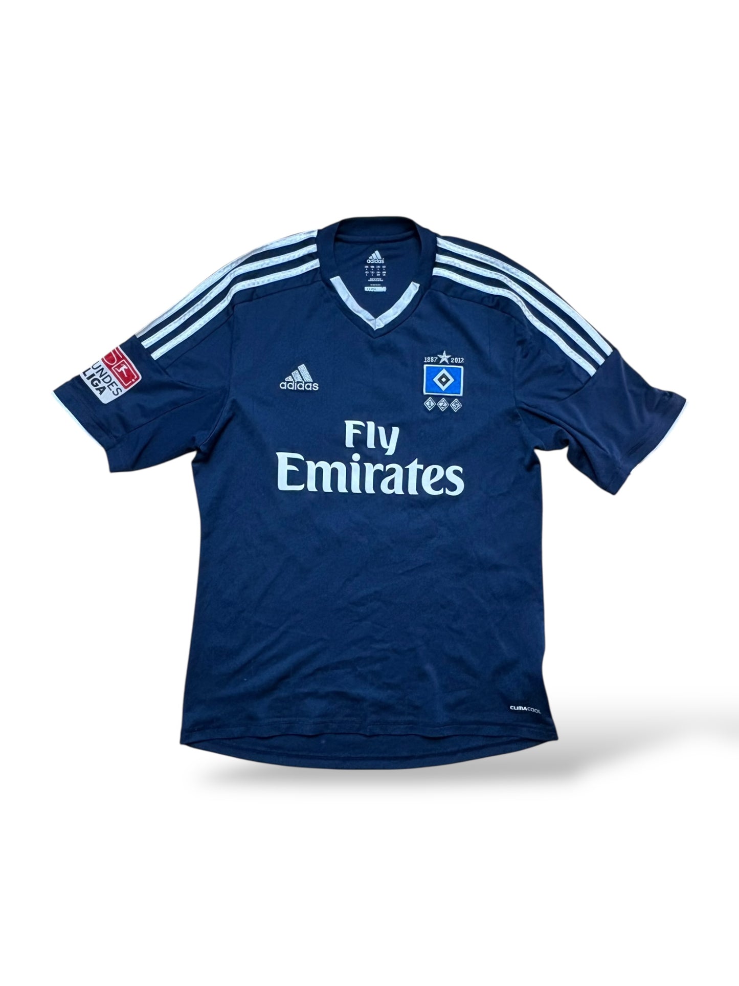Adidas HSV 2012-13 Auswärts Trikot Gr. L 23 Van der Vaart Hamburger SV