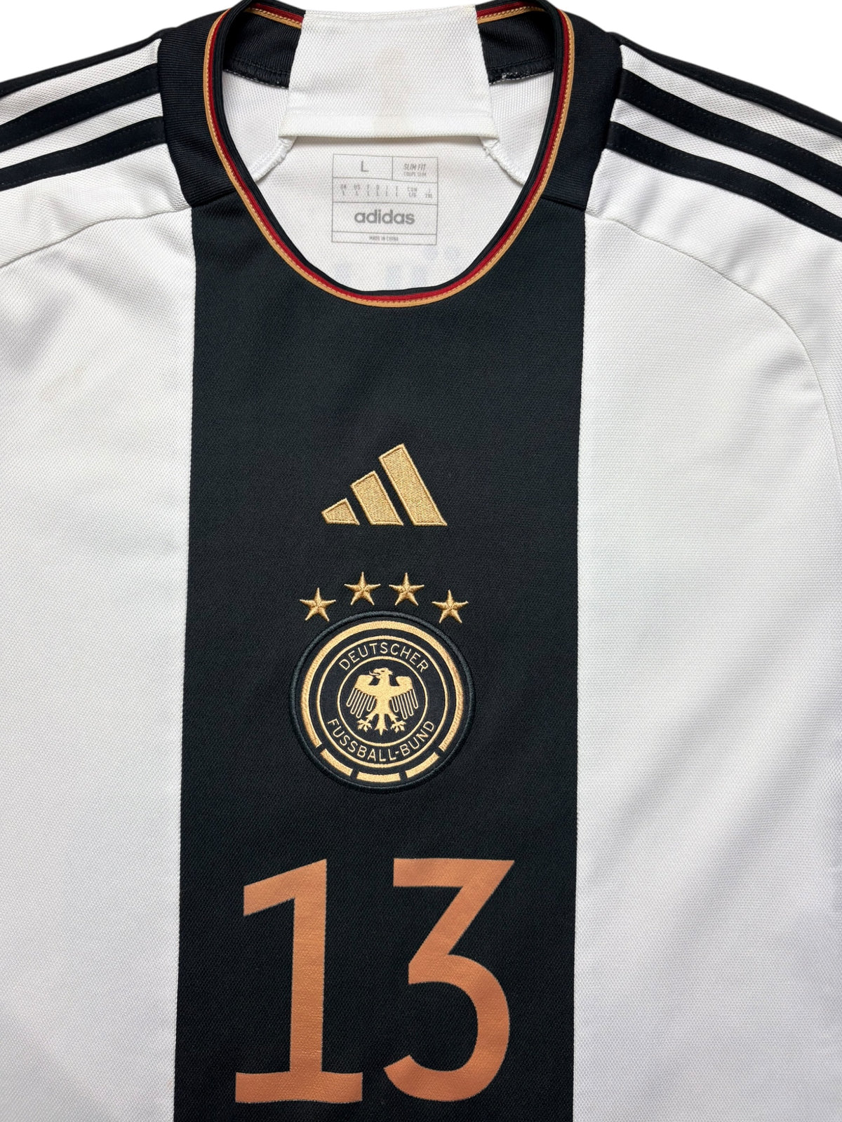 DFB 2022 Heimtrikot Müller 13 Gr. L Deutschland – Bild 3